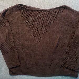 Black Knit Women's Sweater